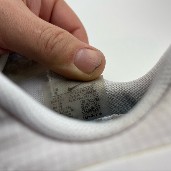 NIKE AIR MAX UP WHITE/WHITE-METALLIC SILVER SIZE WOMEN'S 9 [CT1928-100] - Picture 10 of 10